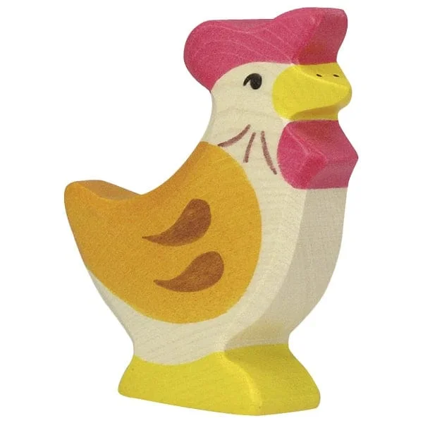 Wooden Standing Hen