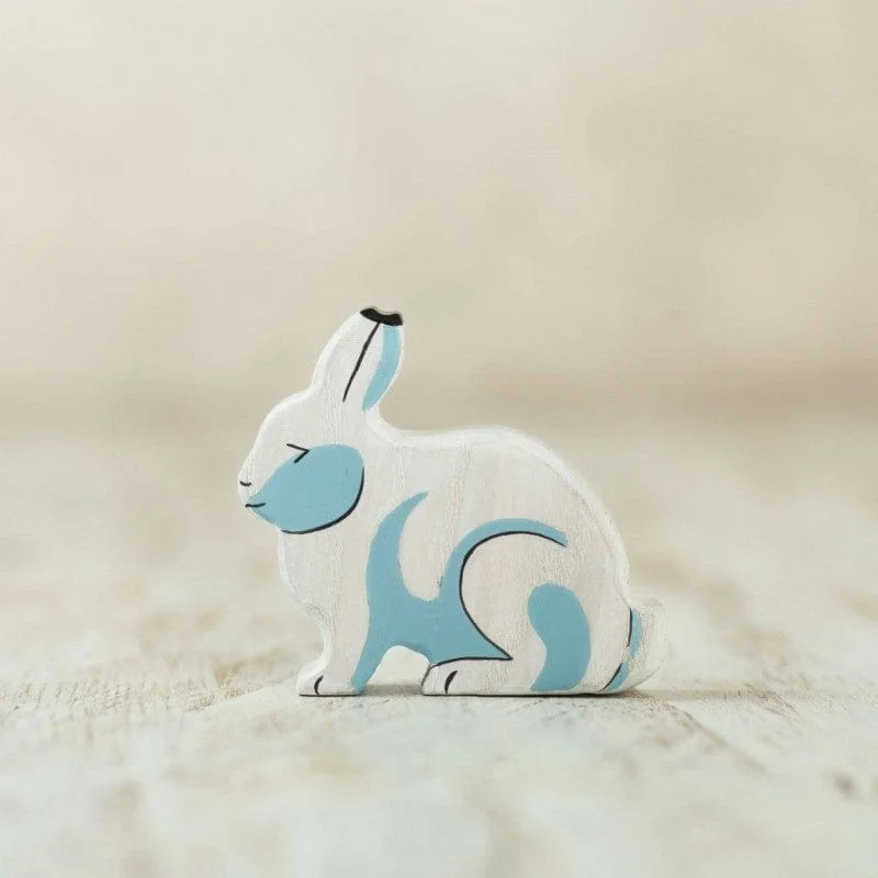 Wooden Arctic Hare Toy