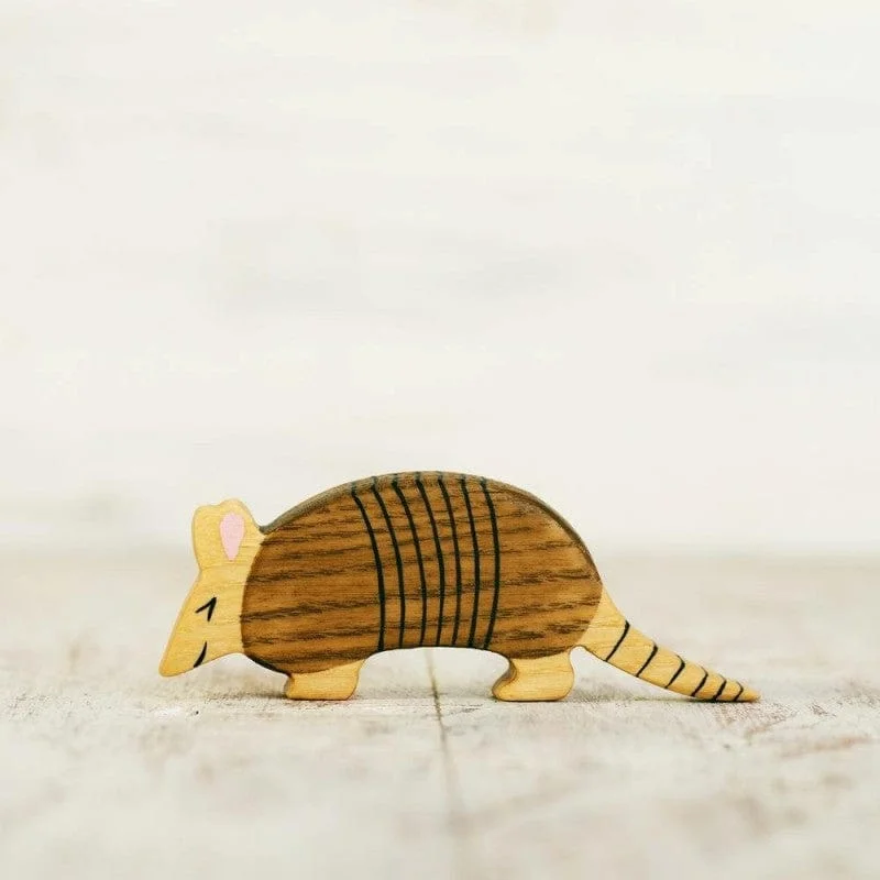 Wooden Armadillo Toy