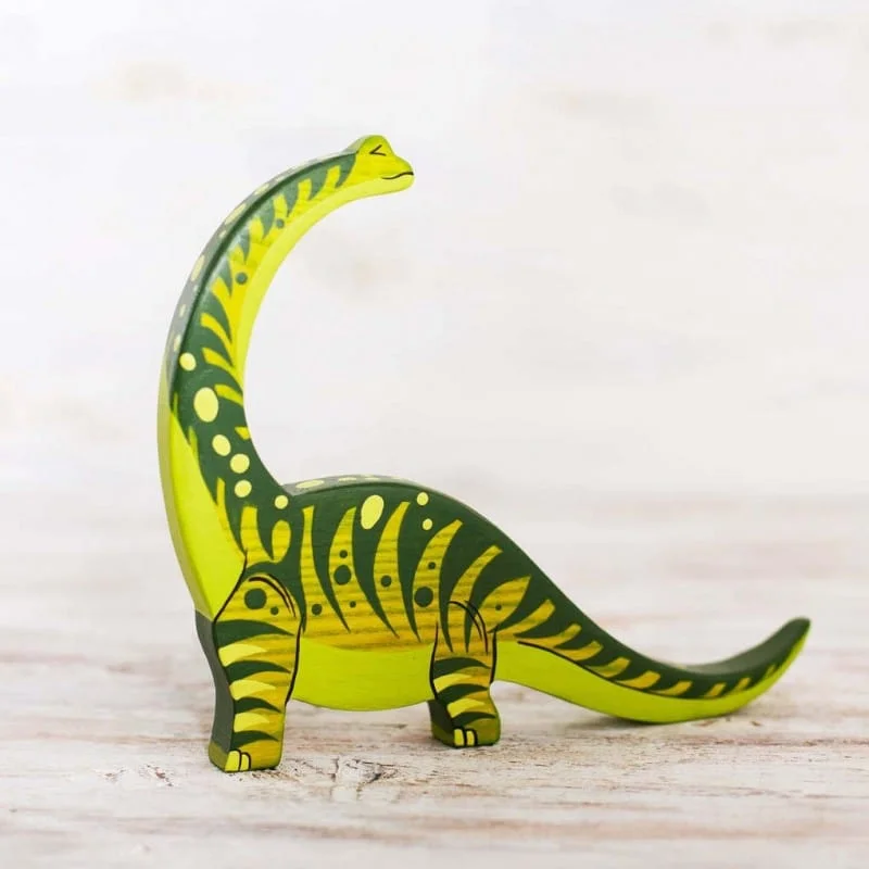 Wooden Diplodocus Toy