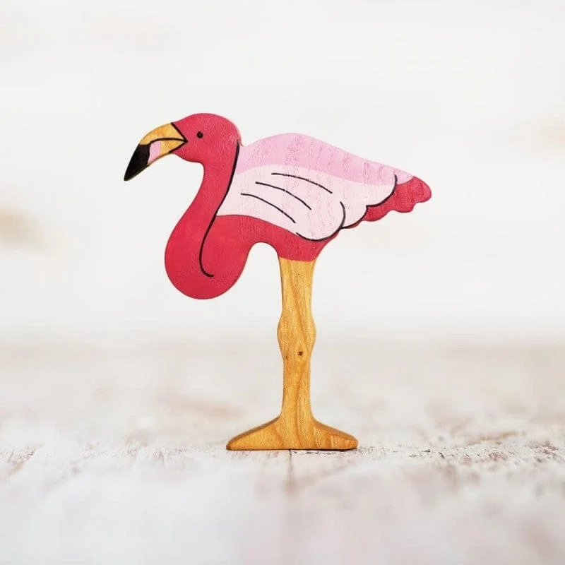 Wooden Flamingo Toy