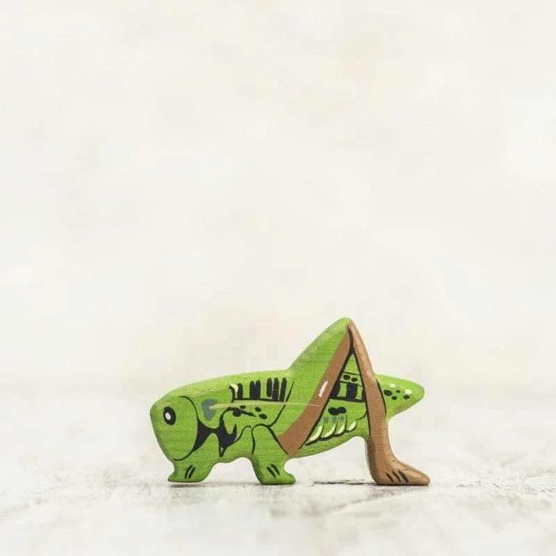 Wooden Grasshopper Toy