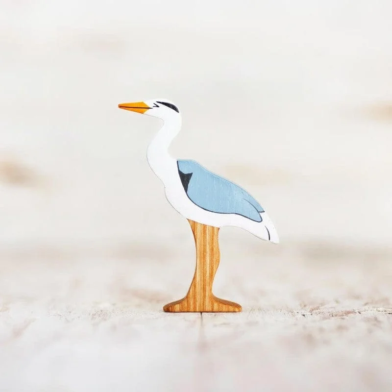 Wooden Heron Toy