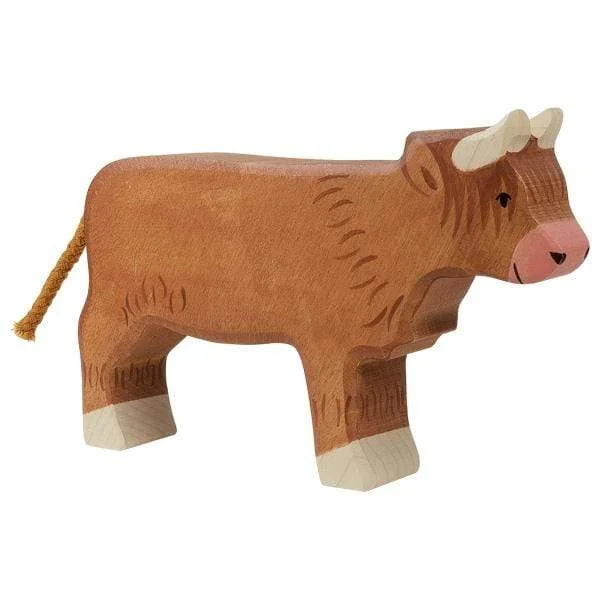 Wooden Highland Cattle Standing