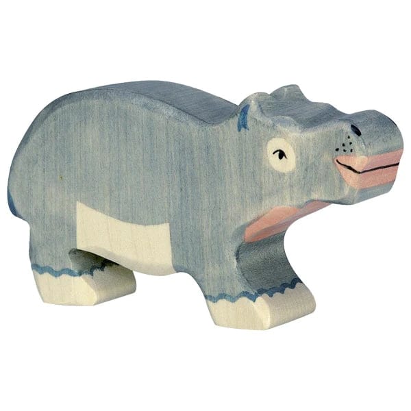 Wooden Hippopotamus Small