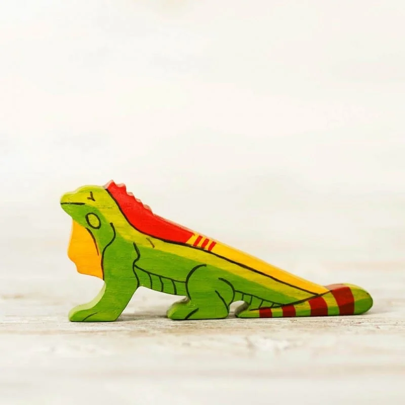 Wooden Iguana Toy