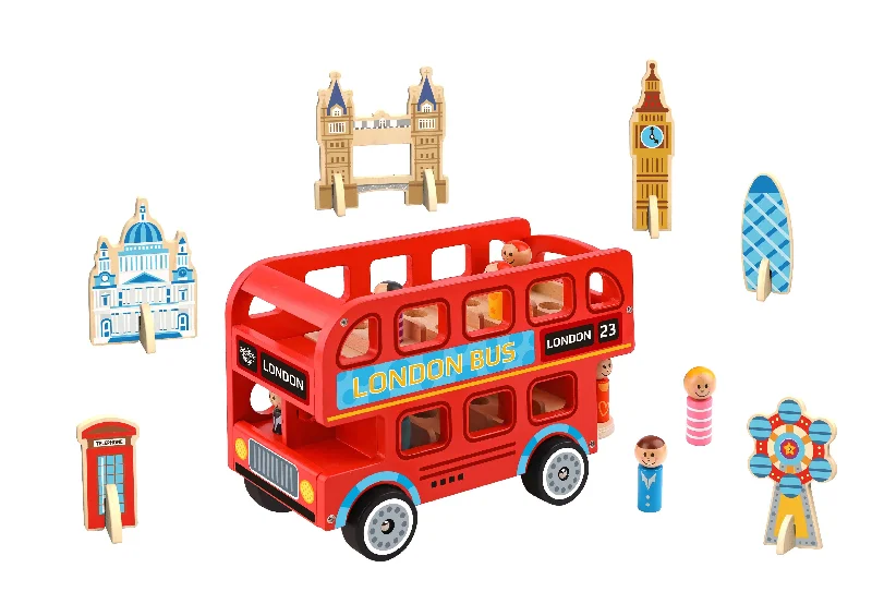 Wooden London Bus