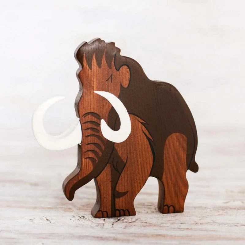 Wooden Mammoth Toy