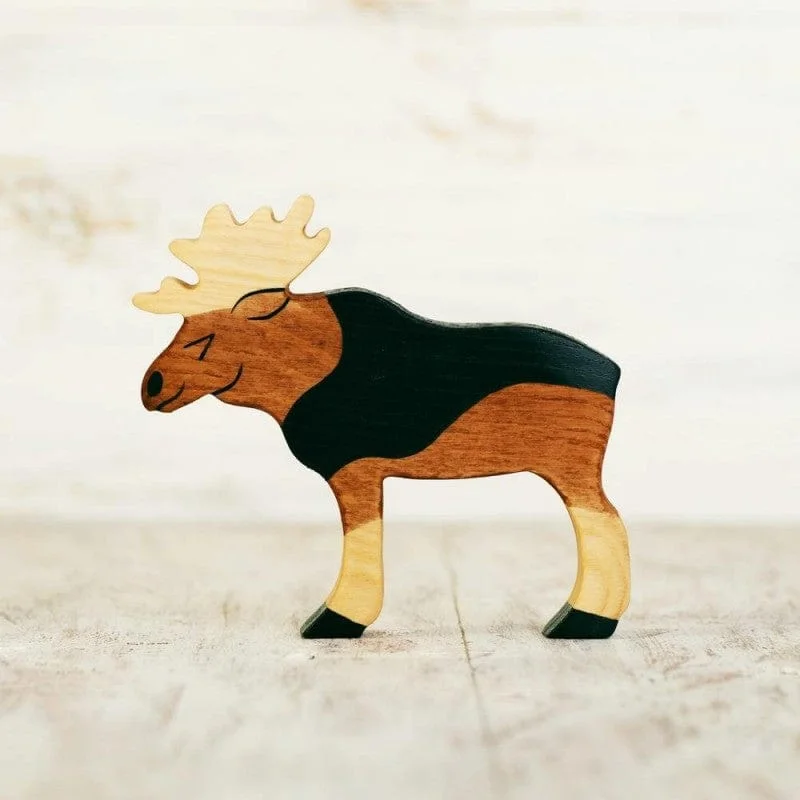 Wooden Moose Toy