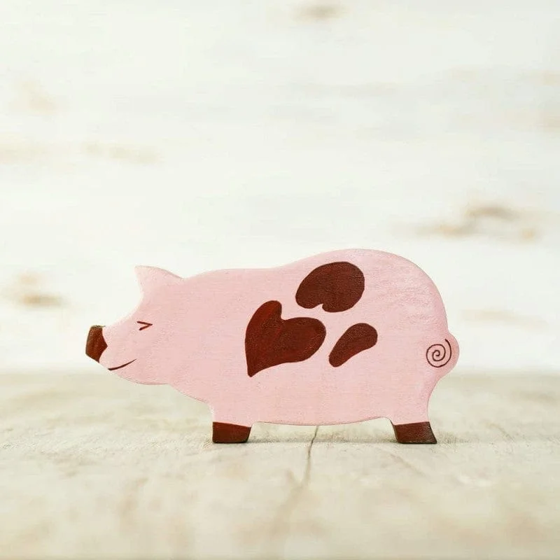 Wooden Pig Toy