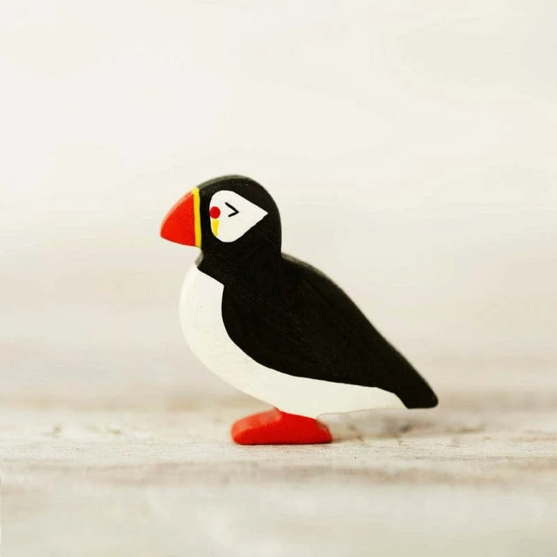 Wooden Puffin Toy