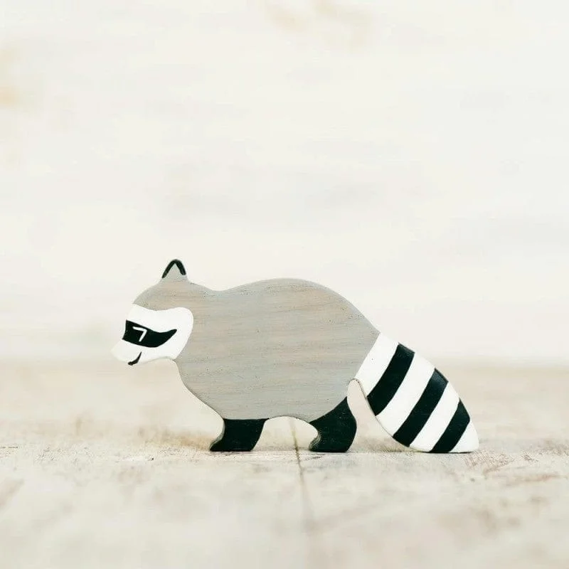 Wooden Raccoon Toy