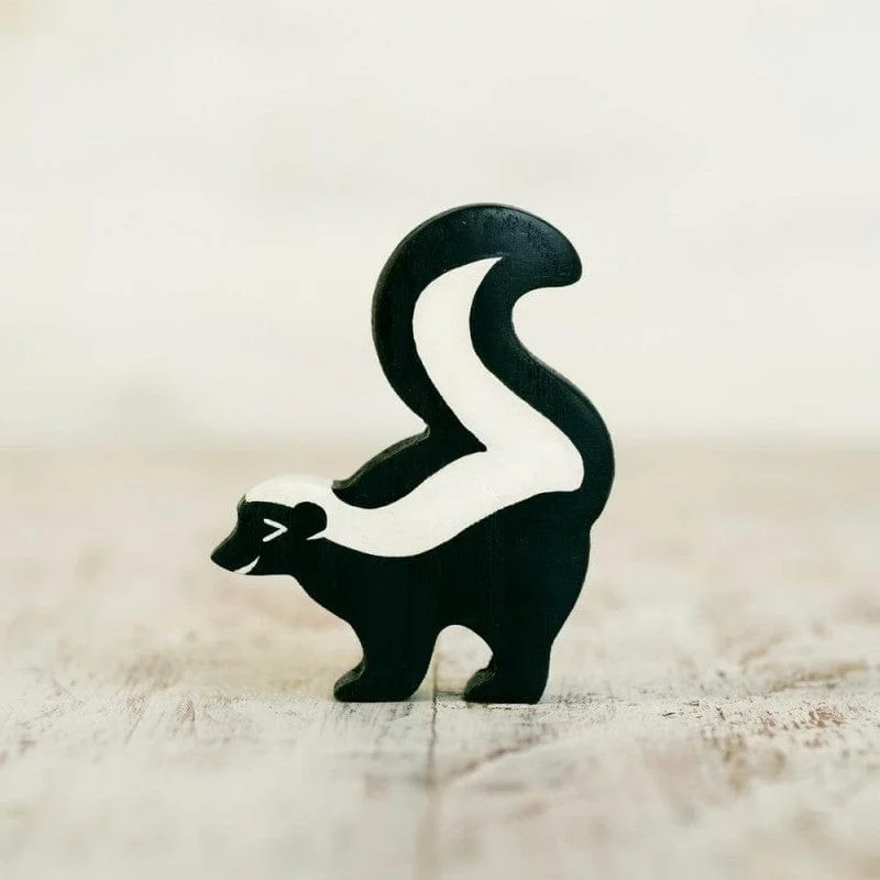 Wooden Skunk Toy