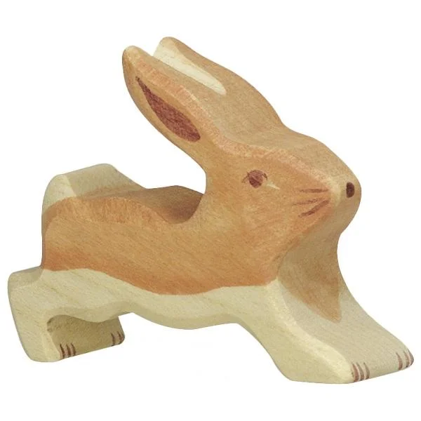 Wooden Small Rabbit Running