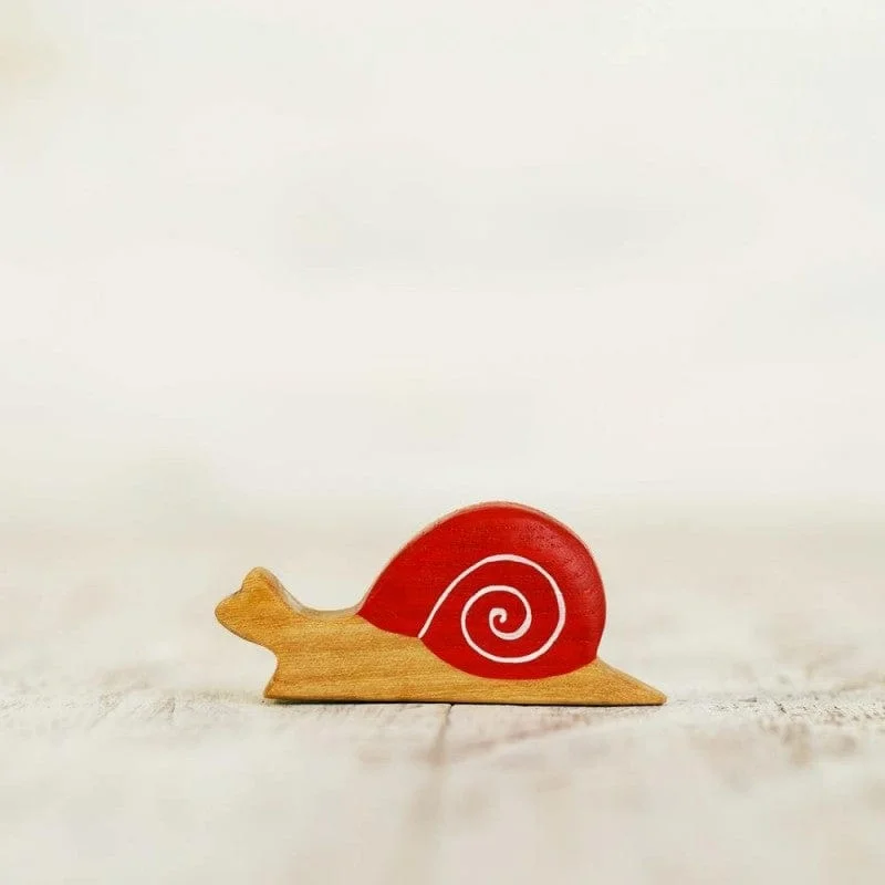 Wooden Snail Toy