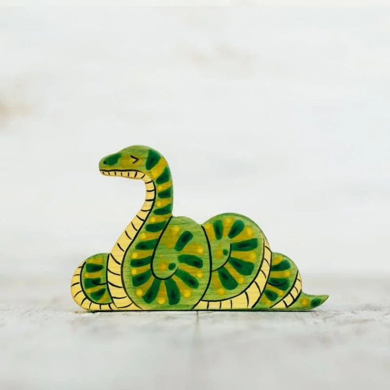 Wooden Snake Toy