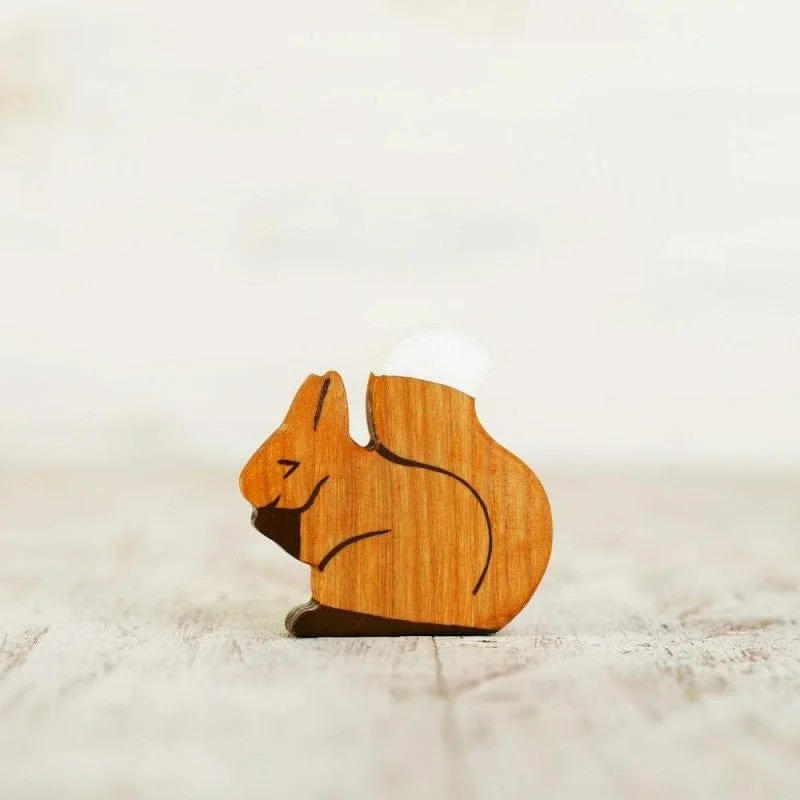 Wooden Squirrel Toy