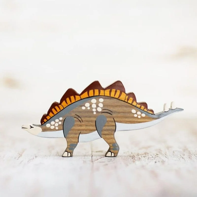 Wooden Stegosaurus Toy