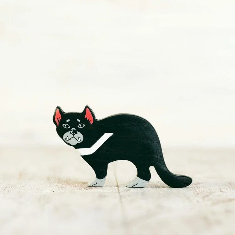 Wooden Tasmanian Devil Toy