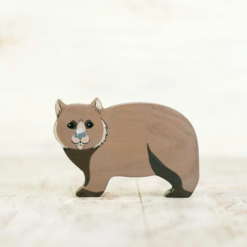 Wooden Wombat Toy