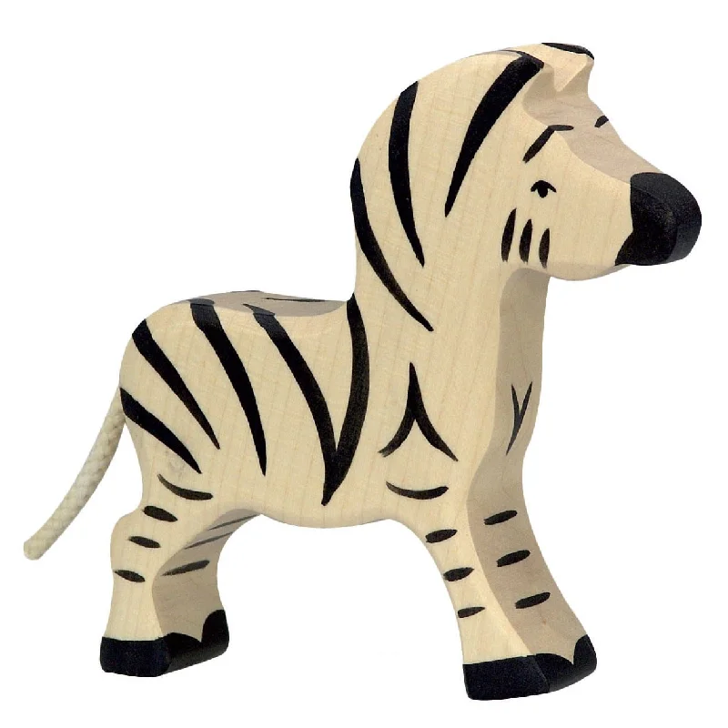 Wooden Zebra Foal