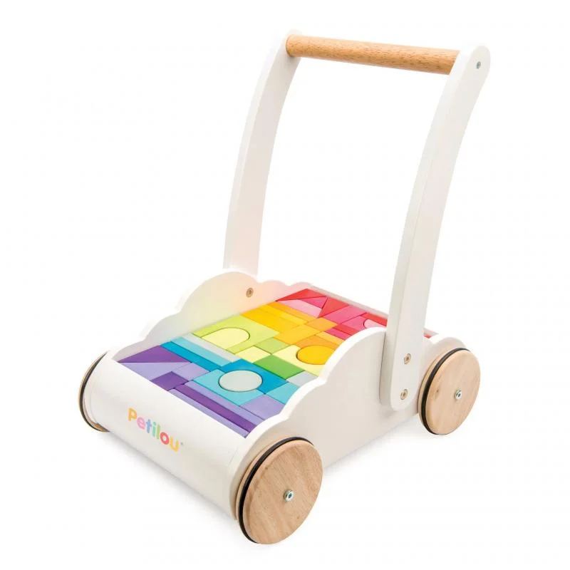 Rainbow Cloud Baby Walker & Blocks