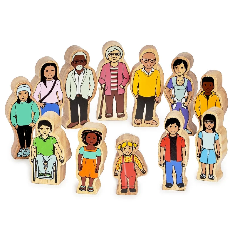 Wooden Community Playset - 12 People